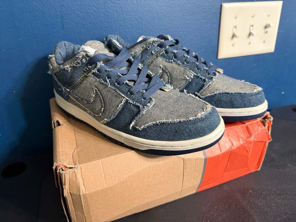 Nike Dunk Low CL Denim 2005 304714-441 - Picture 3 of 5